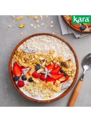 Overnight Oats with Kara Coconut Cream