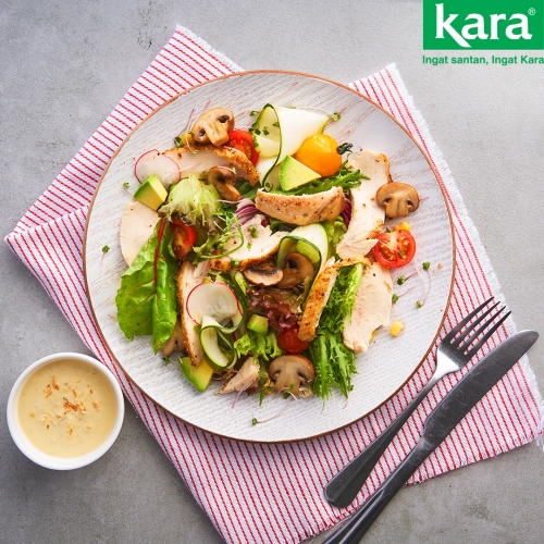 Grill Chicken Salad - Kara Coconut Cream